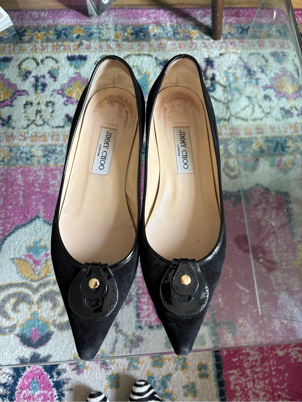 Jimmy Choo Black flats